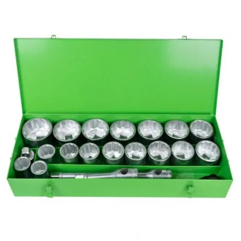 JBM 51855 Valigetta metallica con assortimento 21 Pz.