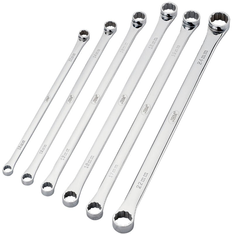 JBM - Jeu de 6 clés extra-longues à 12 tranchants 51864