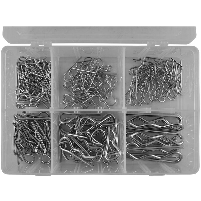 JBM - 52044 custodia clips 'r' 150 pezzi