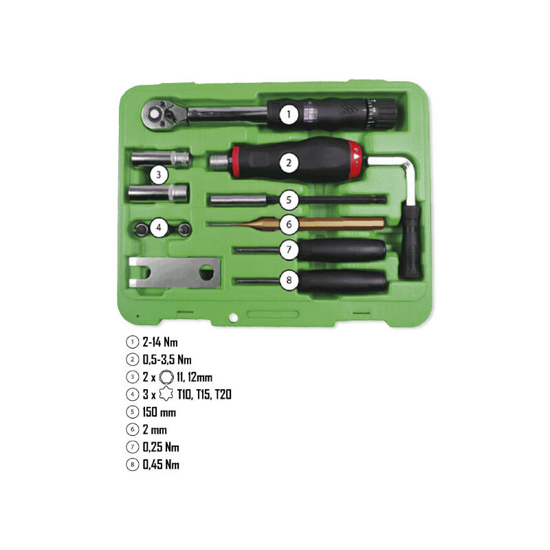

52818 Kit De Herramientas Para Montaje Y Desmontaje De Válvulas Tpms - Jbm