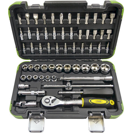 JBM 53219 COFFRET DE DOUILLES 3/8 DE 59 PIÈCES 6 PANS