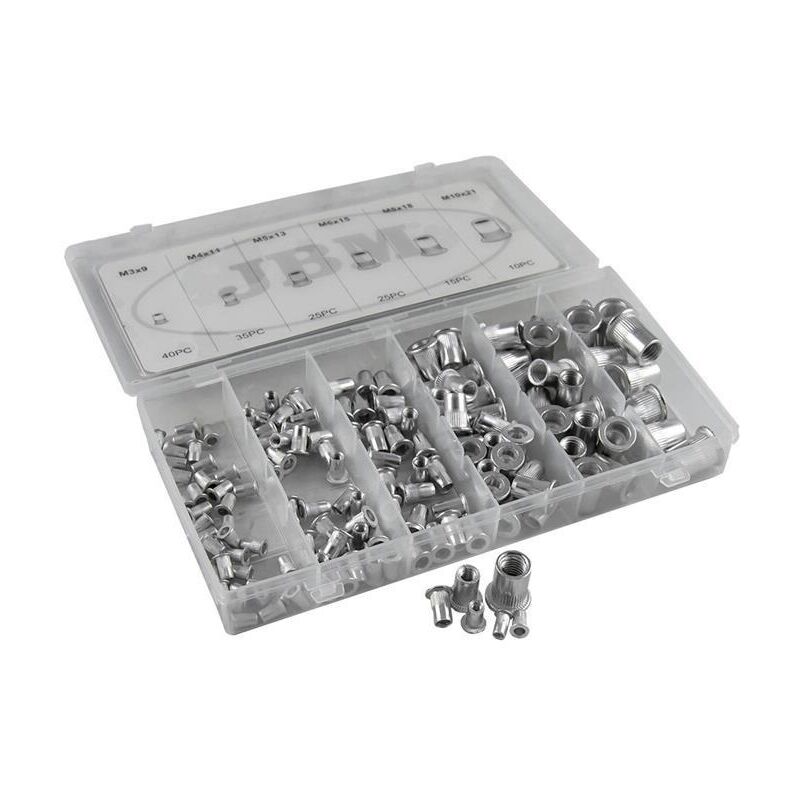 

Estuche remaches tuerca de aluminio JBM