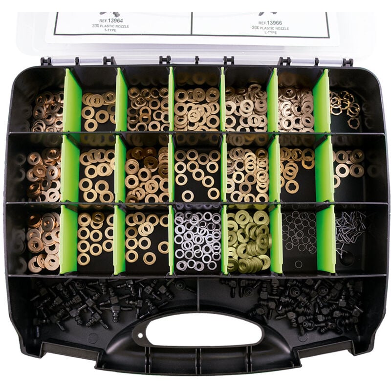 

53464 Estuche Arandelas De Cobre Para Inyectores 551 Pcs - Jbm
