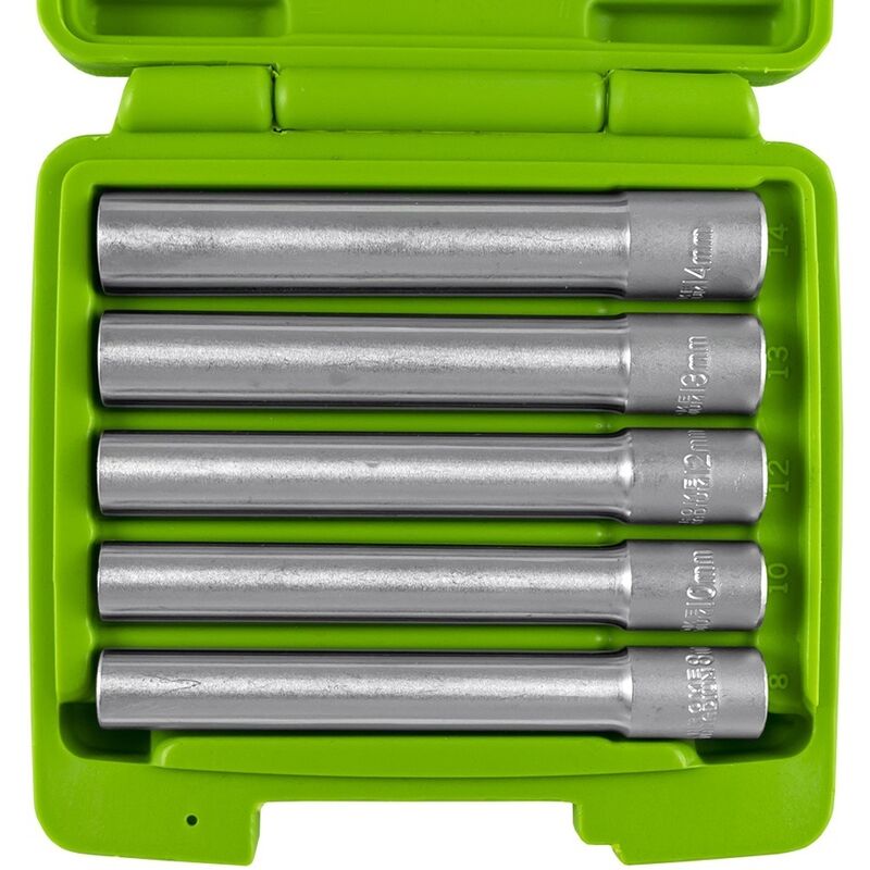

Set De 5 Vasos 3/8' Hex. Extralargos 53545 - Jbm