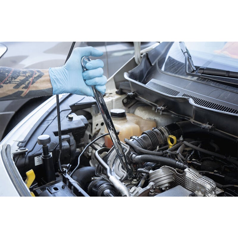 JBM - Lot de 7 clés à cliquet extra-longues 54066