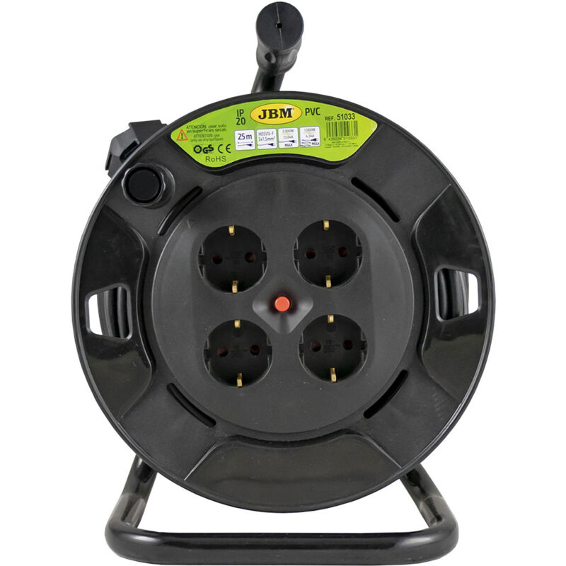 

Jbm 51033 Carrete De Cable Eléctrico