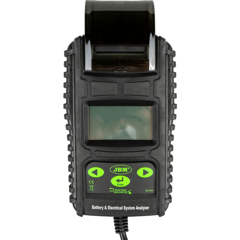 

Jbm 52233 Comprobador De Batería Y Alternadores Con Impresora