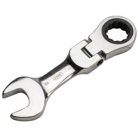 JBM15328  LLAVE COMBINADA MINI ARTICULADA CON TRINQUETE - 8MM