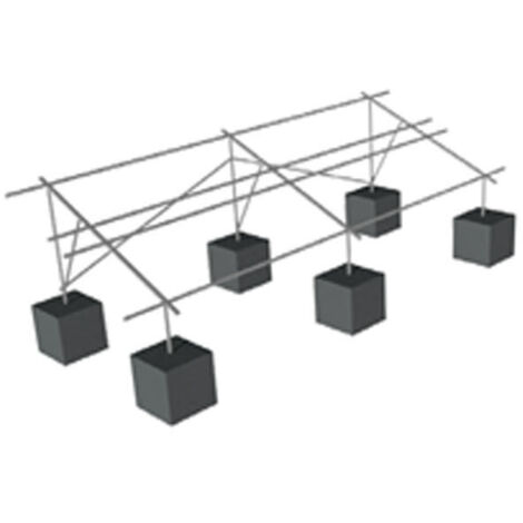 JBM15446 Solarpanel-Halterung für Zementsockel