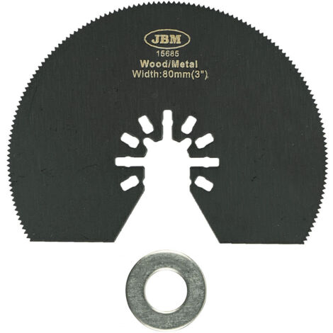 JBM15685 Bimetall-Halbkreissägeblatt 80 mm (Art.-Nr. 60041)