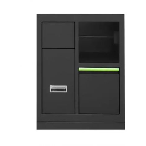 JBM16493 Meuble avec 3 tiroirs avec porte-bobine de papier