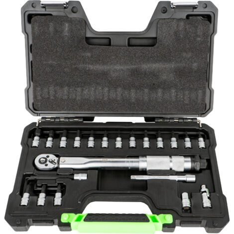 JBM54269 boîtier 21 bits et adaptateurs 1/4" avec clé dynamométrique