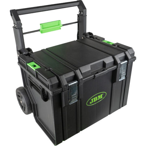 JBM54535 Stapelbarer Werkzeugkasten mit Rädern (85 l)