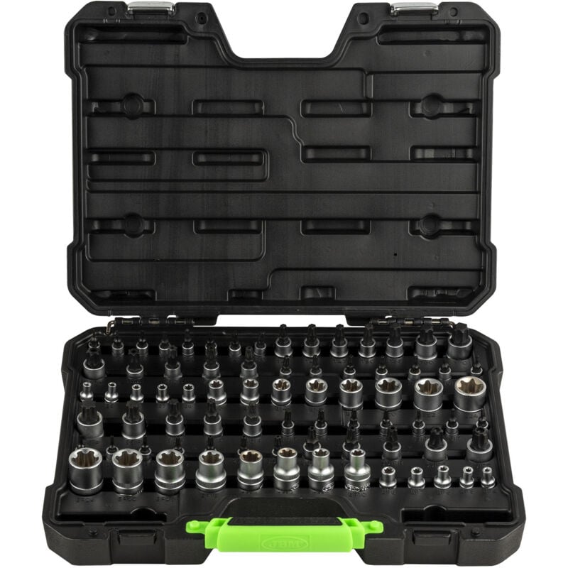 Image of JBM54539 77-teiliger TORX / TORX Plus Steckschlüssel und Bit-Koffer