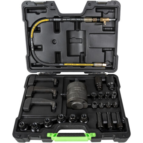 JBM54587 Extractor de inyectores neumáticos con adaptadores y garras de extracción