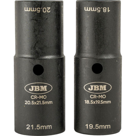 JBM54734 Set de 2 vasos de impacto 1/2" para llantas de aluminio Ford