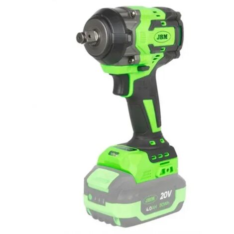 JBM60046 Pistolet à percussion brushless – Couple 800 Nm – Alimentation batterie – Vitesse 5 – Lampe LED intégrée