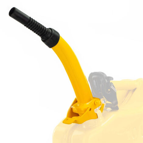 JCB 25cm Jerry Can Metal Spout, Heavy-Duty 0.8mm Steel