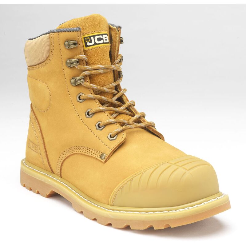 JCB 5CX+ Safety Work Boots Honey - Size 12