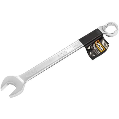 JCB Llave de doble anillo acodada 75° 19 mm // 75 grados – Llave de vaso doble acodada