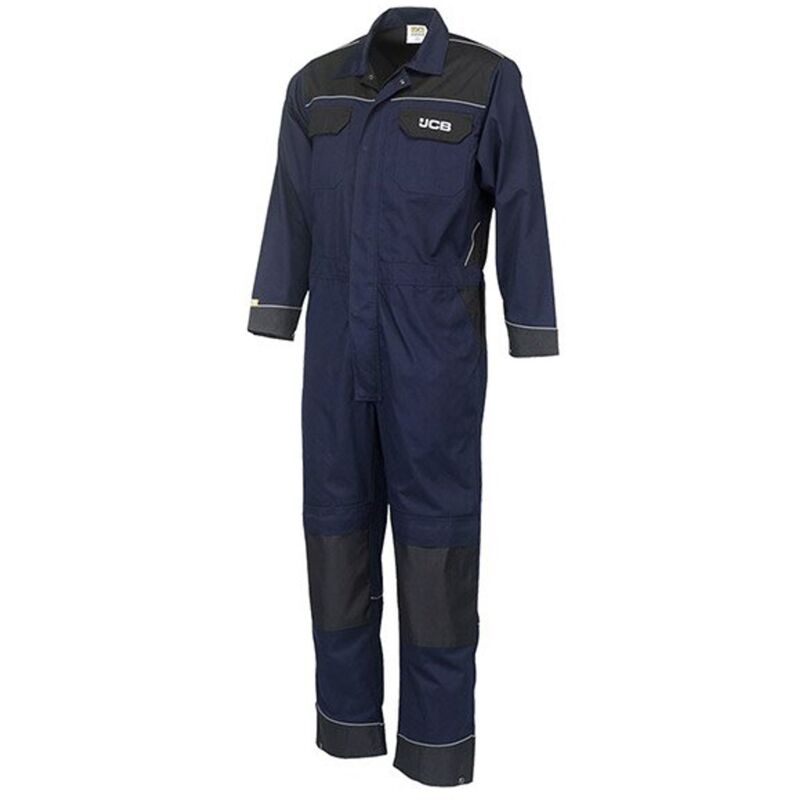 Beeswift JCB Trade Coverall Navy/Black 2XL - D+IZ-XXL