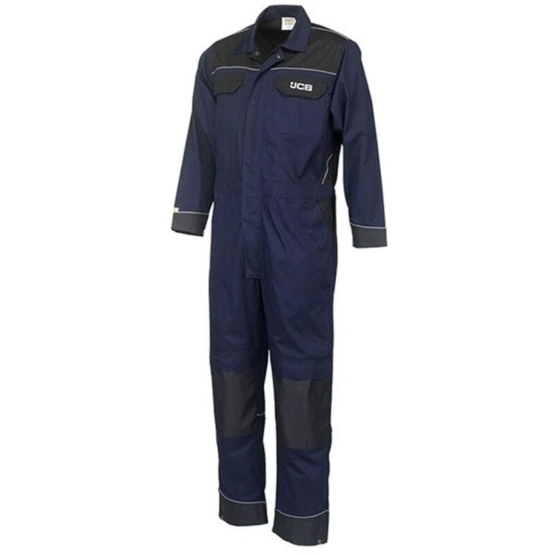 Beeswift JCB Trade Coverall Navy/Black M - D+IU-M