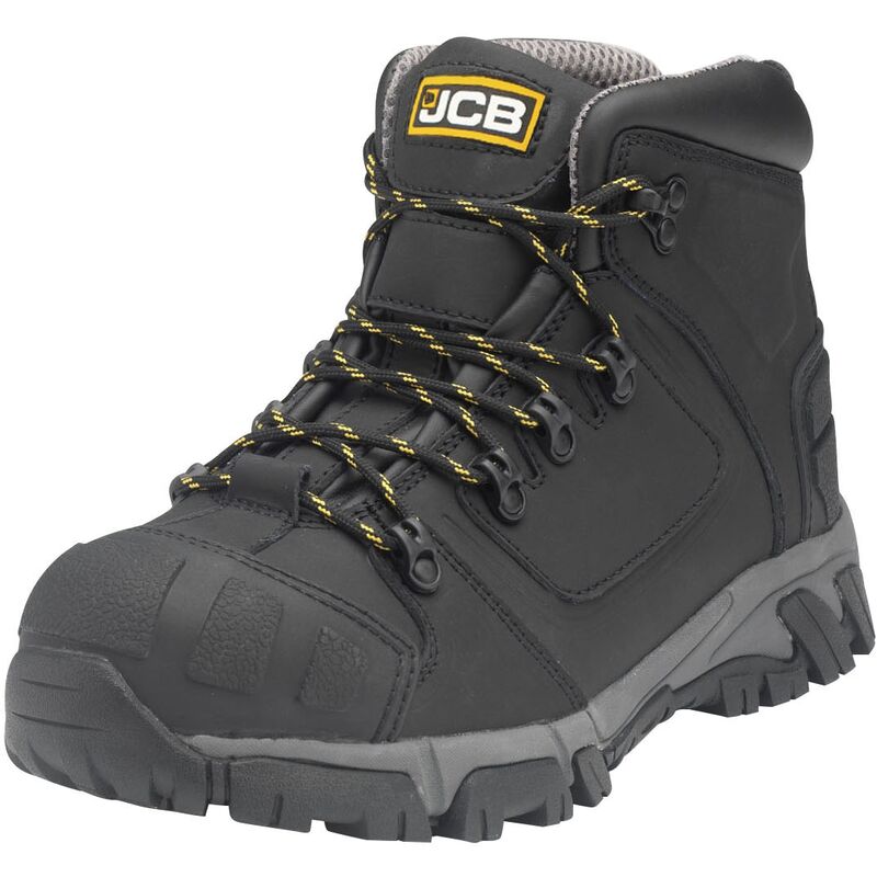 JCB XSERIES Lightweight Safety Work Boots Black - Size 10