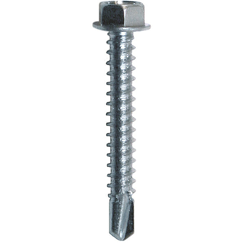 JCP CONSTRUCTION PRODUCTS Metalfix Self-Drilling Screws 5.5 x 22mm in Silver