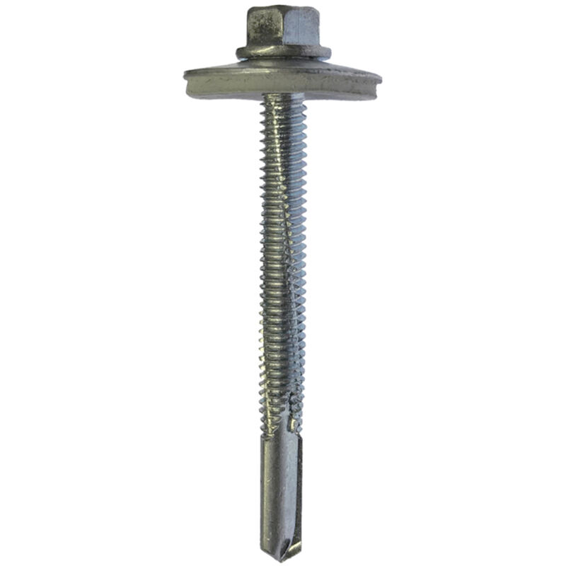 JCP CONSTRUCTION PRODUCTS A2-304 Self-Drilling Screws 5.5 x 32mm in Silver