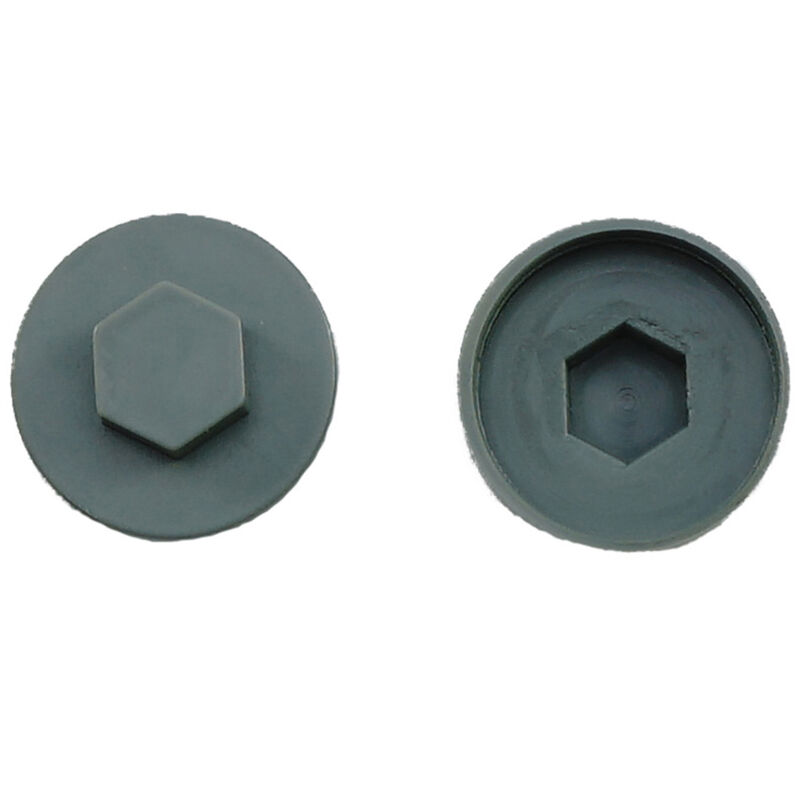 JCP CONSTRUCTION PRODUCTS Merlin Grey Cover Caps 19mm - Box of 1000