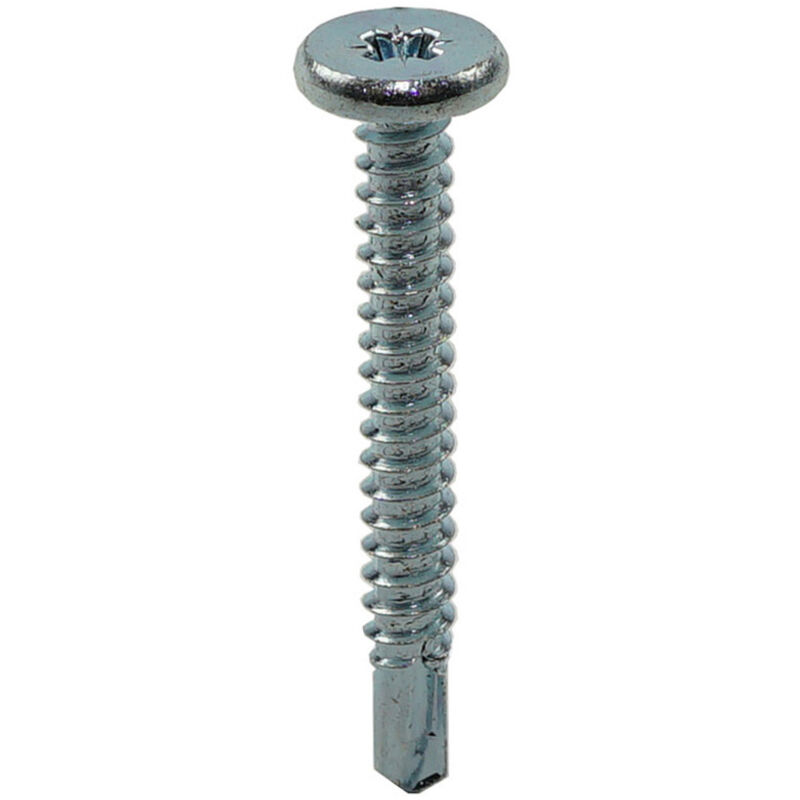 JCP CONSTRUCTION PRODUCTS Metalfix Self-Drilling Screws 4.8 x 16mm in Silver