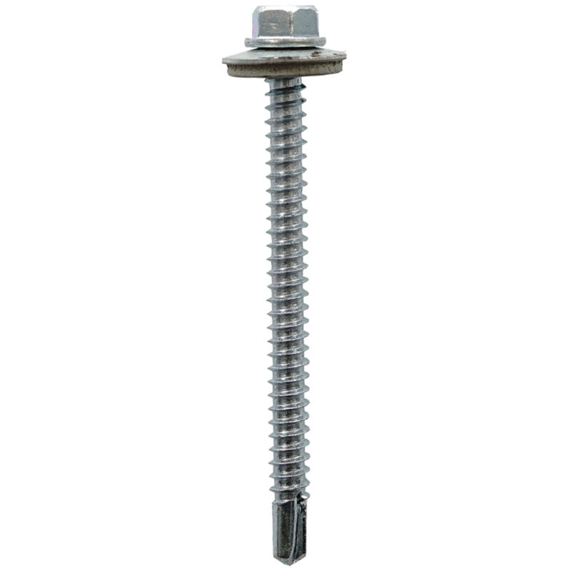 JCP CONSTRUCTION PRODUCTS Metalfix Self-Drilling Screws 5.5 x 25mm in Silver