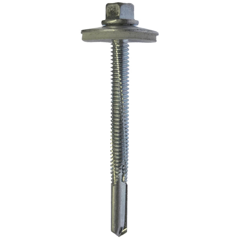 JCP CONSTRUCTION PRODUCTS Metalfix Self-Drilling Screws 5.5 x 60mm in Silver