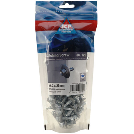 Jcp Fixings Metalfix Stitching Screws 16mm Washer