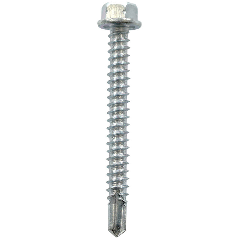 JCP CONSTRUCTION PRODUCTS Self-Drilling Screws 5.5 x 38mm in Silver
