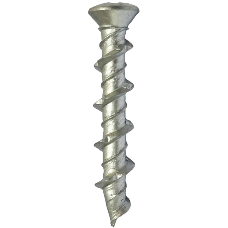 JCP CONSTRUCTION PRODUCTS Wall Screws Csk Head Bzp Head - 5.0 x 38mm in Silver