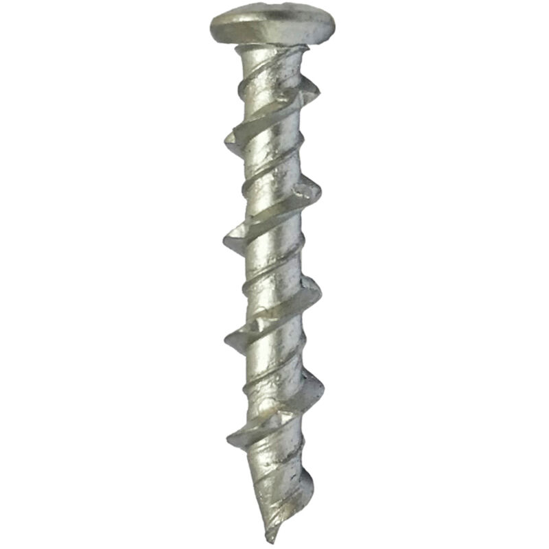JCP CONSTRUCTION PRODUCTS Wall Screws Pan Head Bzp Head 5.0 x 32mm in Silver