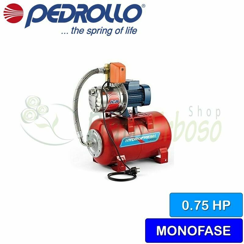 

Pedrollo - JCRm 1A - 24 CL - Grupo de sistema de presión de agua con bomba de JCRm 1A-N