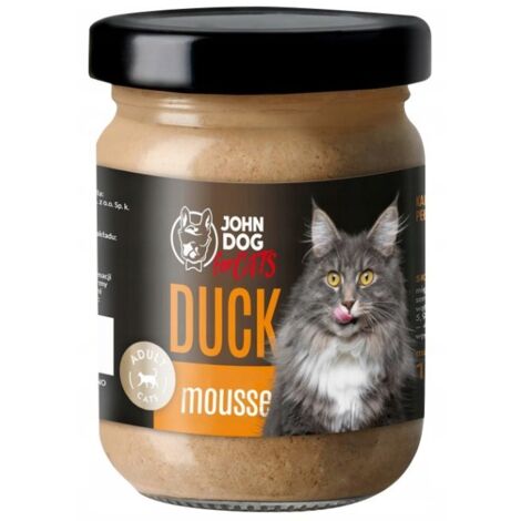 JD für Katzen  Ausgewachsene Katzen  Nassfutter-Mousse 100 g – Entenmousse 100 g