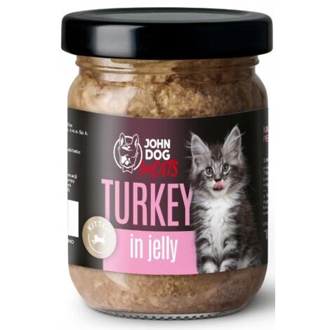 JD pour chats  Chatons  Aliment humide en gelée 100 g - Gelée de dinde 100 g