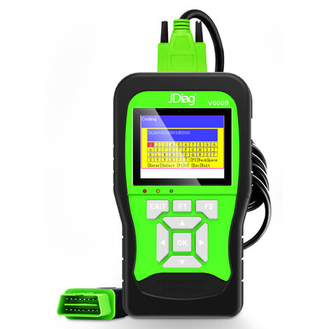 JDiagV600B Scanner universel OBDII/EOBD 3 en 1 Scanner de système complet VAG Outil d'analyse de diagnostic automobile Outil de lecteur de codes de testeur de batterie de voiture