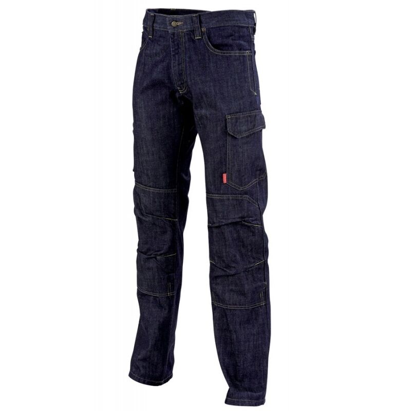 Lafont - Pantalon de travail alicki multipoches en jean 1STNJN bleu marine T48 LA-1STNJN-6-1-48