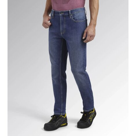 Jean de travail Diadora Utility PANT Stone Stretch - XXXL - Blue Jeans