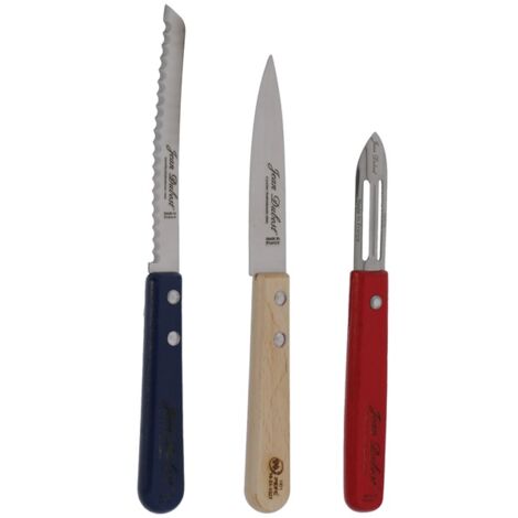 JEAN DUBOST - COFFRET 3 PIECES CUISINE BLEU BLANC ROUGE