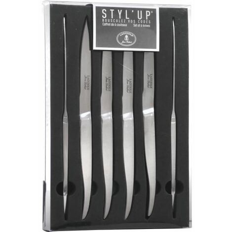JEAN DUBOST STYL'UP LAGUIOLE 6 COUTEAUX INOX