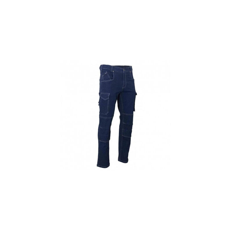 LMA - Pantalon de travail Jean poches genouillères - 1624 baril taille 38