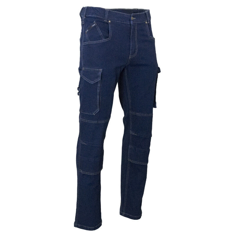LMA - Pantalon de travail Jean poches genouillères - 1624 baril taille 46