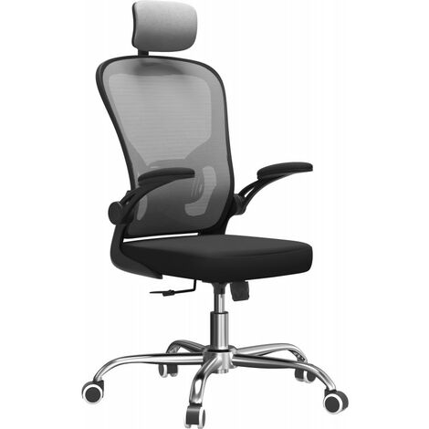JEANA - Poltrona da ufficio ergonomica - Altezza regolabile - Con braccioli - Sedia da ufficio girevole