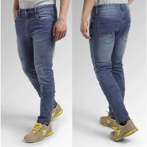 Jeans da Lavoro Diadora Pant Stone 6 PKT Light Blu M-L