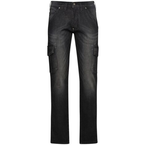 Jeans da lavoro Diadora Utility Cargo Denim - 28 - Nero